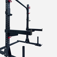 Support de Squat Semi-Professionnel Ajustable de Qualité Commerciale, Pliable en Acier, Équipement de Fitness pour Entraînement Professionnel