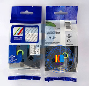 Cinta adhesiva para impresora de laminación <span class=keywords><strong>Tz231</strong></span>, 12mm, negro sobre blanco, etiqueta de cinta para impresora - Product Image 6