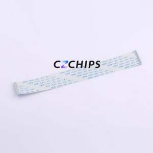 HX FFC-0.5-40P-150mm FFC Cable (Flexible Flat Cable) P=0.5mm Connector 40P 0.5mm 0.3mm Non-Inverting - Product Image 1