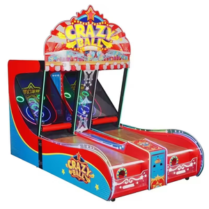 Máquina de Bolos Arcade Tenpin Operada con Monedas, de Metal, con Redención de Boletos en Inglés, para Mayores de 6 Años, Juego de Habilidad 'Bolos de Ensueño' - Product Image 1