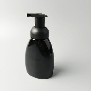 Bouteille moussante rechargeable en plastique pour savon à main Bouteille à pompe à mousse <span class=keywords><strong>solide</strong></span> noire de 8.5oz - Product Image 3