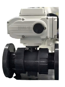 Venta de Liquidación COVNA B2B: Válvulas Accionadas Eléctricamente con Flotador Giratorio para Control Automatizado del Flujo de Agua y Fluidos, Válvula con Brida de UPVC - Product Image 4