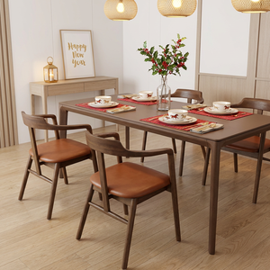 Venta Directa de Fábrica, Lote de Sillas de Comedor Modernas de Lujo, Estilo Nórdico, Madera Maciza, Asiento Acolchado, Sillas para Hotel y Cafetería - Product Image 3