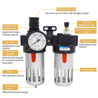 Régulateur de filtre à air comprimé de Type BFC2000 Airtac 1.5MPa pièces pneumatiques soupape de régulation de pression unité combinée BFC-4000