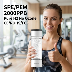 Générateur d'eau portable avancé 420 ml avec technologie SPE, 2000 PPB, haute concentration, pour la production d'eau enrichie - Product Image 1
