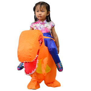 Nuevo Diseño de Disfraz Inflable de Dinosaurio Montable para Niños, T-Rex, Cosplay de Halloween, Mascota - Product Image 4