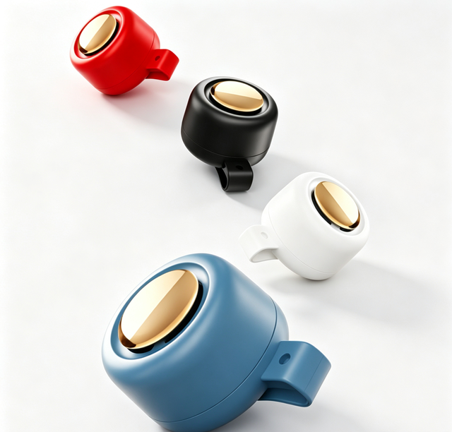 Bicycle Wireless Mini Speaker 4 Colors Portable Outdoor Lavalier 360 Rotatable Cute Pocket ABS 0-5W 350mAh for V5.3 RGB