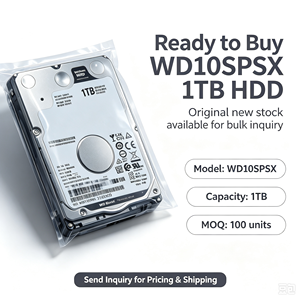 Disque dur interne pour ordinateur portable WD Black <span class=keywords><strong>WD10SPSX</strong></span> 1 To 7200 tr/min SATA 6 Gb/s 9,5 mm 2,5 pouces, original scellé - Product Image 1