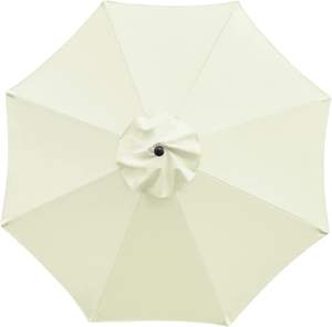 Toldo de repuesto <span class=keywords><strong>para</strong></span> sombrilla de <span class=keywords><strong>Patio</strong></span>, cubierta superior de sombrilla de mercado <span class=keywords><strong>para</strong></span> exteriores con 8 varillas, 9 pies - Product Image 3