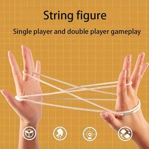 Gioco di corde per gatti classici giocattolo di fantasia per famiglia corda elastica in plastica per dita giocattolo educativo - Product Image 5