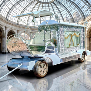 Cercueil de Luxe Transportable Électrique / Cercueil Remorquable Blanc / Cercueil Personnalisé par le Fabricant à Vendre - Product Image 1