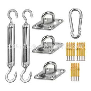 Jinhua City Huanzhi Outdoor Products Co Ltd – Tendeur en acier inoxydable 304, 80 mm, M10, crochet et crochet, accessoire pour voile d'ombrage - Product Image 3