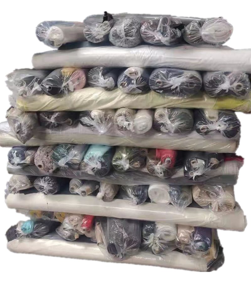 Большое количество, новый запас для смешанного дизайна, хлопчатобумажная саржа, небольшие рулоны, ткань из спандекса для одежды