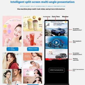 Kiosk quảng cáo thiết bị dọc 32/43/49/50/55 inch <span class=keywords><strong>LCD</strong></span> màn hình cảm ứng cho video ứng dụng - Product Image 5