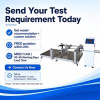 Machine d'essai de durabilité des roulettes de chaise de bureau HK-819, testeur d'usure à roulement BIFMA X5.1 pour laboratoire de meubles et contrôle qualité