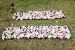 Flores artificiales para decoración de pared, Hortensia, rosa, peonía, fiesta, escenario, flores decorativas, venta al por mayor - Product Image 3