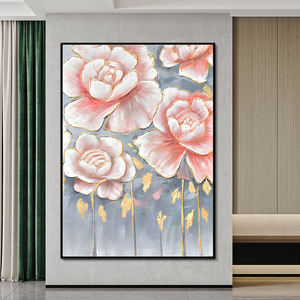 Decoración Moderna Personalizada para <span class=keywords><strong>el</strong></span> Hogar, <span class=keywords><strong>Pintura</strong></span> al Óleo Abstracta Pintada a Mano <span class=keywords><strong>sobre</strong></span> Lienzo, Hermosas Flores, Arte Mural, <span class=keywords><strong>Pintura</strong></span> en Relieve - Product Image 4