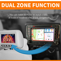 Écran radio GPS 7 pouces en stock, prêt à être expédié, CarPlay Android Auto, lecteur Android pour voiture VW Golf Jetta Polo Passat B6 CC