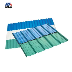 Ppgi ppgl vermelho barato 32 24 gauge ibr claro gi laminados ondulado zinco ferro metal galvanizado aço cor revestido telhado folhas