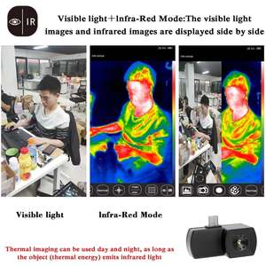 New Design HT-101 220*160 Resolution IR <b>Thermal</b> Android Infrared <b>Camera</b> Plastic Material OEM & ODM Supported HT-101, HT-101 Ther - Product Image 6