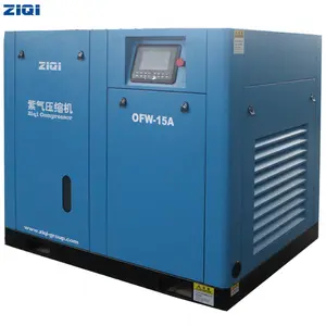 Hot selling good brand 15KW 400V air cooled flexibility direct drive water lubricated oilfree screw air compressor