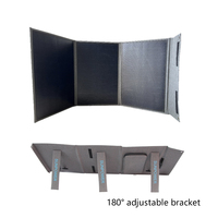 Panneau solaire pliable pare-soleil de pare-brise de voiture 300w 24v Premium 400w Panneau solaire pliable avec support en métal