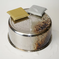 Éponge de nettoyage pour surfaces dures de cuisine, vente en gros d'usine, pour laver la vaisselle et les casseroles