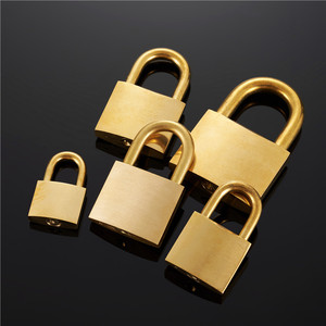 Cadenas en laiton avec <span class=keywords><strong>3</strong></span> clés, haute sécurité, antivol, pour porte, unité de stockage, casier, prix direct usine, faible MOQ - Product Image 3