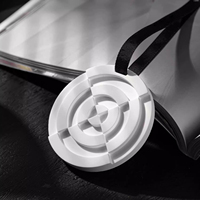 Diffuseur d'arôme en céramique professionnel plâtre parfum gypse désodorisant de voiture personnalisé avec ruban