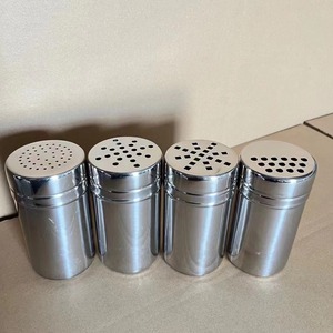 Distributeur de café en acier inoxydable fantaisie avec couvercle en plastique translucide, couvercle à mailles fines, shaker à sucre et cacao pour récipient de stockage alimentaire - Product Image 2
