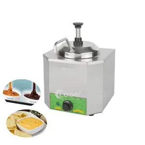 Nacho cheese dispenser warmer machine 2.3L hot chocolate sauce food  dispenser with stainless steel pump PERFEX - AliExpress