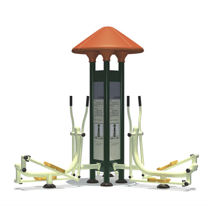 Appareil elliptique trois faces durable et résistant pour l'entraînement en extérieur, le renforcement musculaire et l'entraînement en plein air - Product Image 1