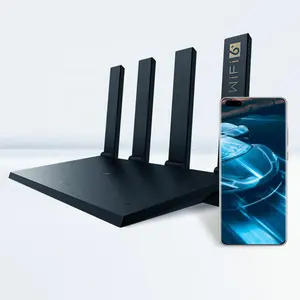 1200 Mbps WiFi 6 HUAWEI AX3ProクアッドコアギガビットWiFiルーターワイヤレスルーター (HUAWEI用)