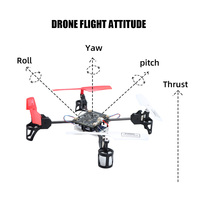Kit de Dron de Plástico STM32 Tscinbuny para Programación Educativa, Kit de Aprendizaje con Controlador Compatible con Lenguaje C