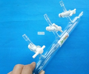 3, 4, 5 6 Cổng Phòng Thí Nghiệm Sử Dụng Duy Nhất Đường Kính Khí Chân Không Đa Dạng Schlenk Phù Hợp Với PTFE Khóa Vòi - Product Image 1