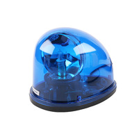 Feux de signalisation d'urgence halogènes haute puissance 15W, blanc, en polycarbonate, rotatifs, avec aimant, prise allume-cigare 12V/24V