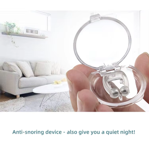 <span class=keywords><strong>Anti</strong></span>-<span class=keywords><strong>ronflement</strong></span> Silicone médical plus petit correcteur pince nasale nez sur les anneaux de nez - Product Image 4