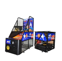 Machine de jeu de basket-ball d'arcade à monnayeur pour sports d'intérieur, modèle de tir de basket-ball de rue, vente chaude, fabrication