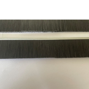Aluminum Alloy Dustproof <b>Brush</b> Strips For Door Bottom <b>Sealing</b> Industrial Use Durable Minimalist Design - Product Image 2