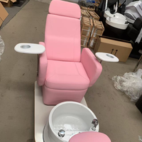 Tables de manucure et chaises de pédicure roses portables bon marché Miaosen pour salon