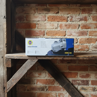 Meuleuse d'angle 1200W 10 500 tr/min, coupe-métal robuste 115mm avec interrupteur latéral et interrupteur à gâchette, outil électrique industriel et bricolage