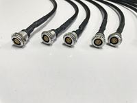 Remplacement pour Lemo EGG.1B.308.CLL, câble Ethernet Cat6a gris LSZH à longueur personnalisée, connecteur étanche IP67