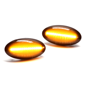 2 clignotants latéraux dynamiques à LED pour <span class=keywords><strong>Suzuki</strong></span> Swift <span class=keywords><strong>Jimmy</strong></span> Vitara SX4 Alto Splash, clignotants séquentiels en ambre - Product Image 5