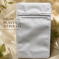 Sachet Doypack Industriel Compostable en Kraft Testé OWS avec Fermeture Zip Refermable