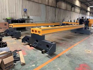 Lớn tấm kim loại tấm giàn <span class=keywords><strong>CNC</strong></span> Plasma ngọn lửa khí máy cắt cho kết cấu thép ngành công nghiệp - Product Image 4