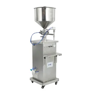 ZT-50L điền máy với nóng và mixer mỹ phẩm/kem/chất lỏng/chai nước trái cây điền máy bán tự động điền máy