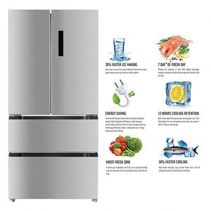 523L OEM Acceptable <b>Lock</b> and Key Optional Refrigerator Big Electronic Control Water Dispenser With Water Dispenser With Refriger - Product Image 4