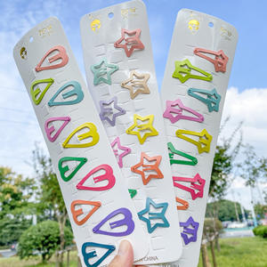 Nuevo 18 colores creativo Metal pentagrama colorido BB conjunto para niños Internet celebridad flequillo lateral Clips accesorios para el cabello - Product Image 4