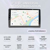 Estéreo Multimedia para Auto Universal con Pantalla de 10 Pulgadas, 4+64GB, T133, Carplay, WIFI, Navegación GPS, Amplificador 7388, 8035FM