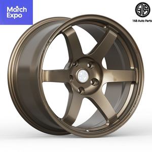 168ล้อปลอมแปลงตามสั่ง5x100 5X112 5X120 5X114.3 5x <span class=keywords><strong>Te37</strong></span>แข่งรถ<span class=keywords><strong>17</strong></span> 18นิ้ว <span class=keywords><strong>Volk</strong></span> สำหรับ BMW E92 F87 F80 F82 M2 M3 - Product Image 2